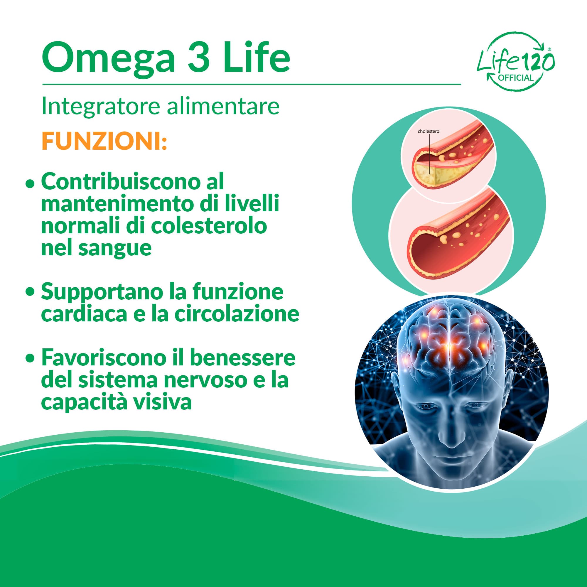 Omega 3 120perle — vista 2
