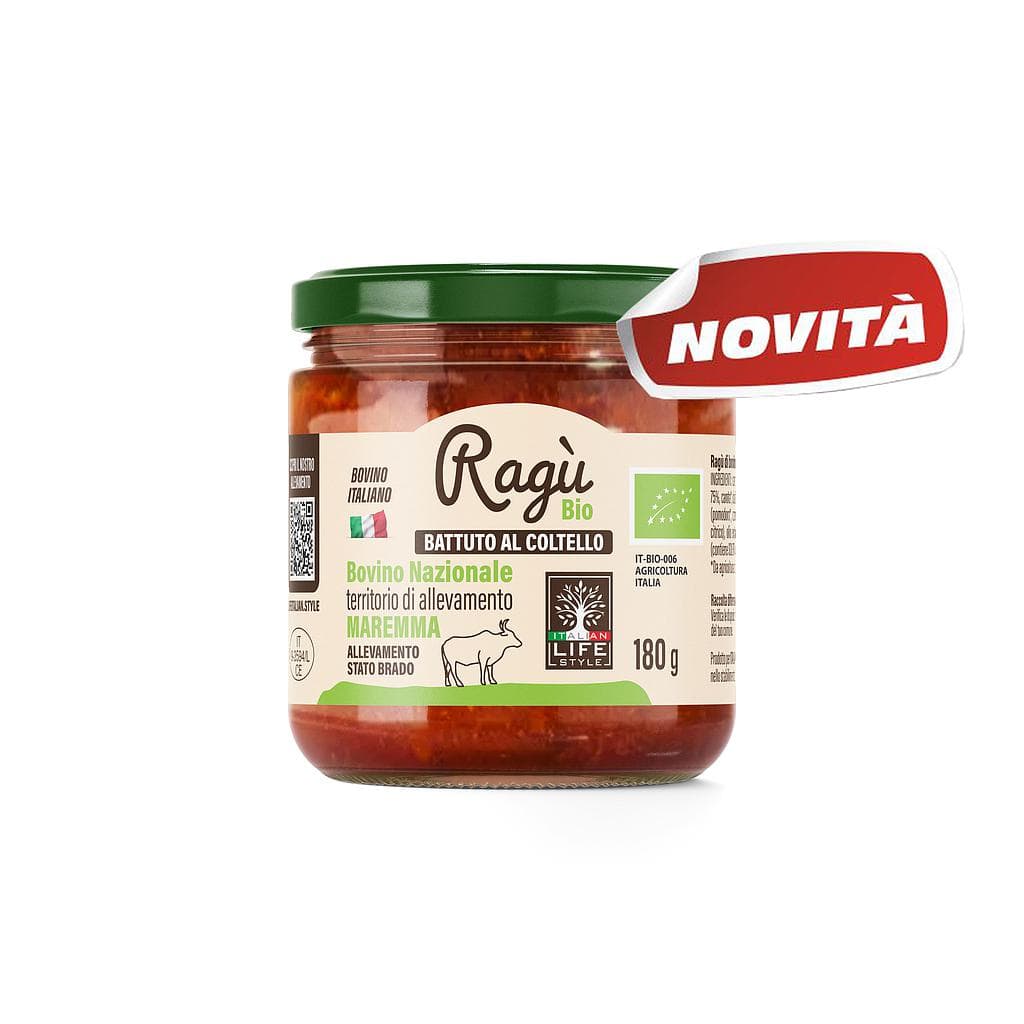 Ragù Battuto al Coltello Bio 180g - Regolamento (UE) 2018/848-IT-BIO-14