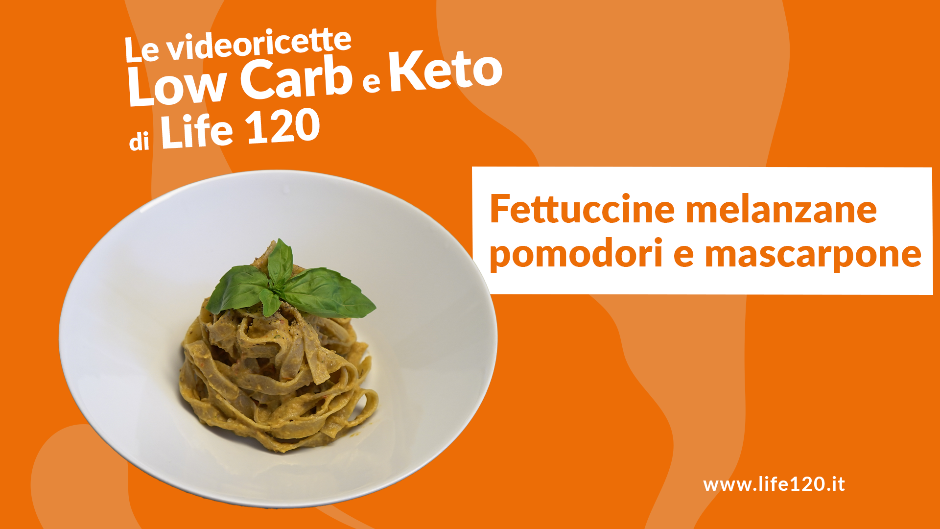 Fettuccine Low Carb / Keto Melanzane, Pomodori e Mascarpone